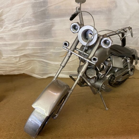 Scrap Metal Motorcycle - Large - Picture 2 of 3